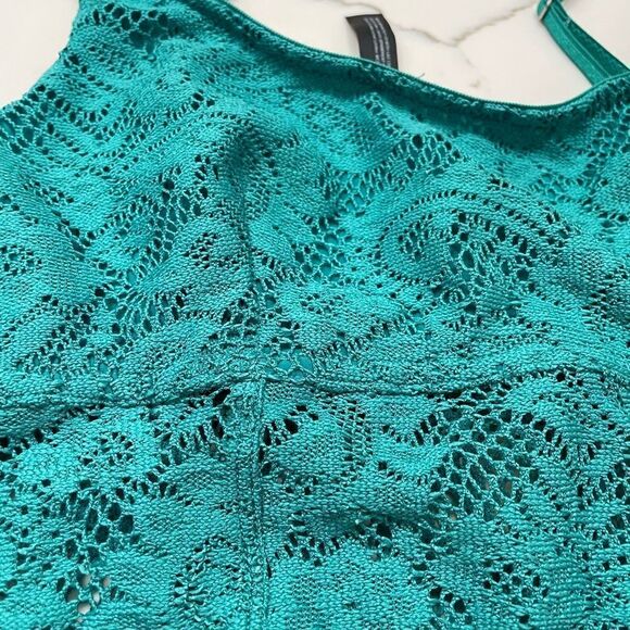 Urban Outfitters bralette sz S teal blue - Picture 4 of 4